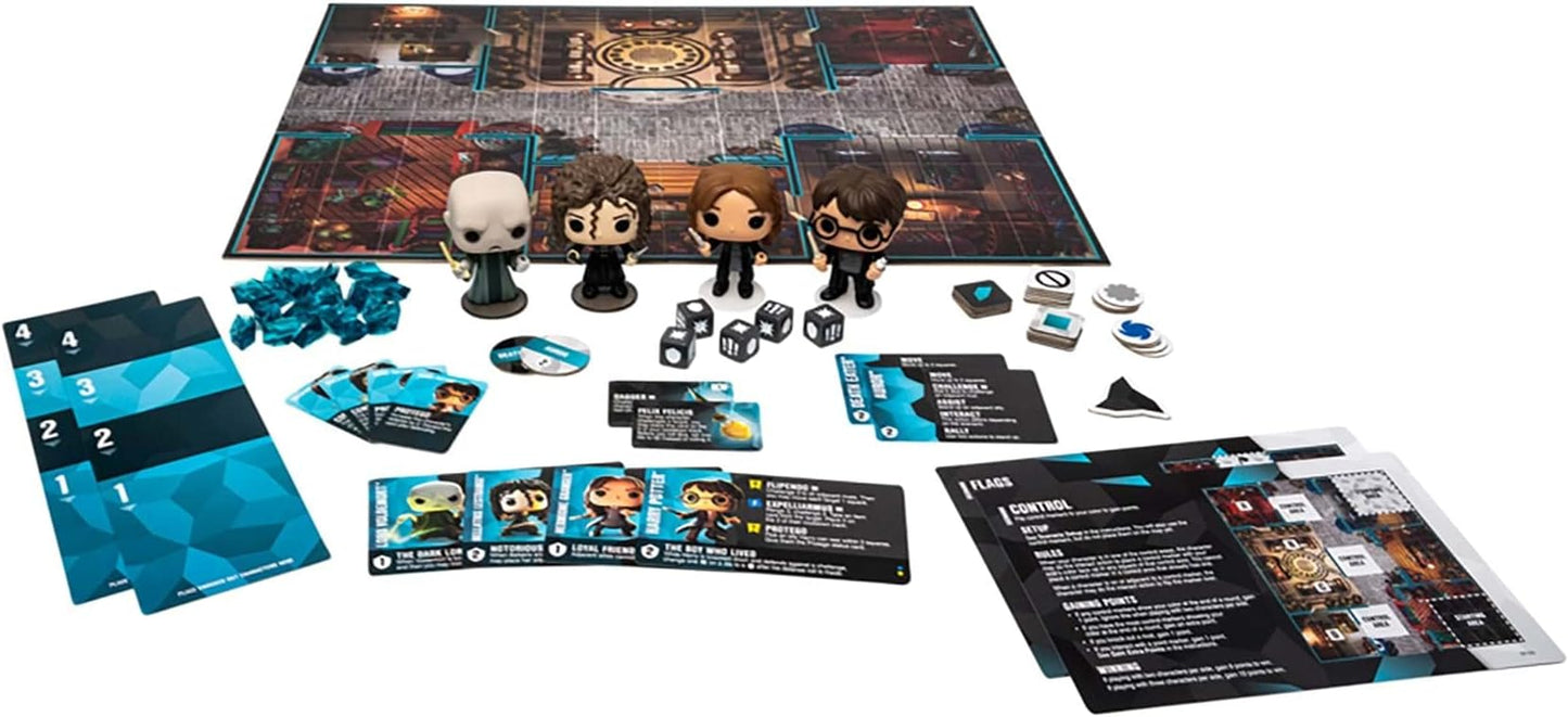 Funko Games Funko Harry Potter 100 Funkoverse - (4 Character Pack) ENGLISH Board Game, Multi Colour - Light Strategy Board Game for Children & Adults (Ages 10+) - 2-4 Players - Gift Idea