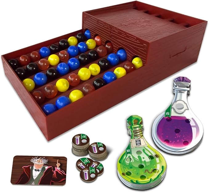 Horrible Games | Potion Explosion (3rd Edition) | Strategy Board Game | Now with a Plastic Marble Dispenser | 2 to 4 Players | 30+ Minutes | Ages 14+