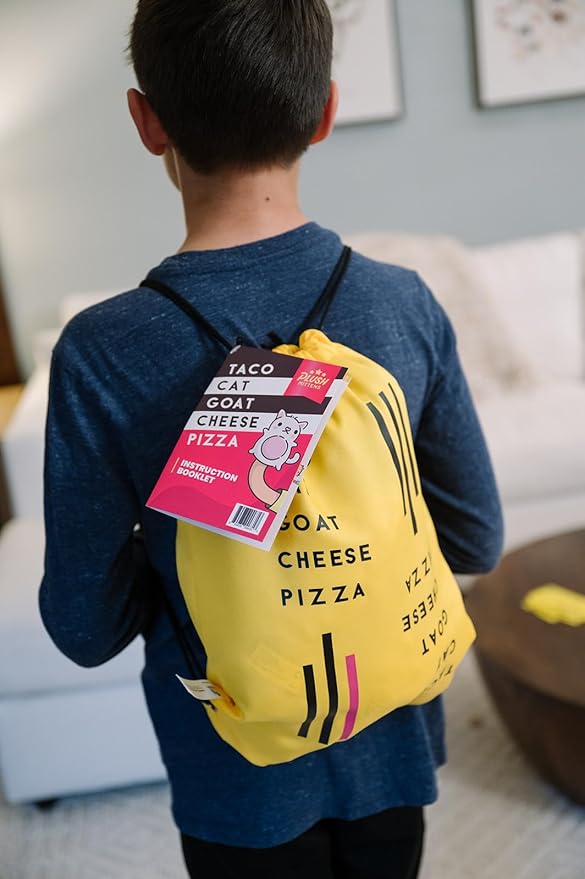 Taco Cat Goat Cheese Pizza Plush Mittens Set - Wear While Playing for Ultimate Comfort for Kids, Teens and Adults - Great for Family Game Night - Ages 3+
