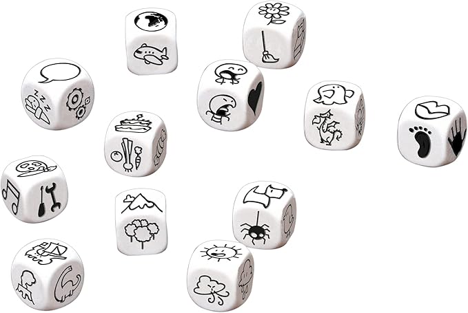 GIGAMIC Imagidice | Storytelling Dice Game for Kids | Ages 4+ | 2 to 12 Players | 20 Minutes