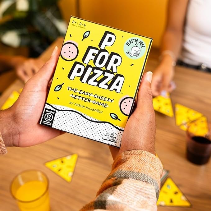 Big Potato P for Pizza: Travel Card Game | Great for Adults and Kids | Perfect for Holidays and Camping | Compact and Travel-Friendly