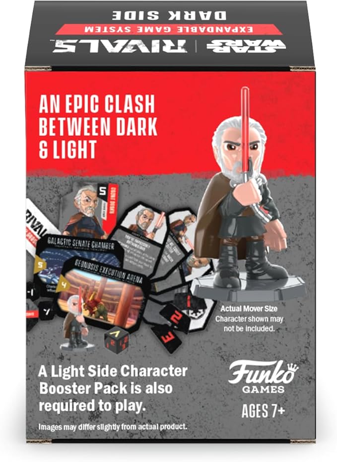 Funko Star Wars Rivals Expandable Game System for 2 Players Ages 7 and Up - Dark Side Character Pack - Series 1
