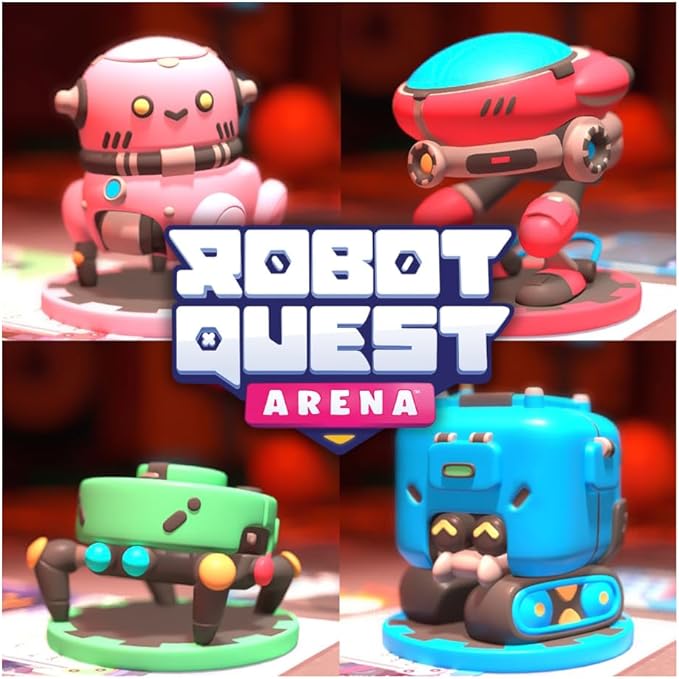 Robot Quest Arena Deckbuilding Board Game