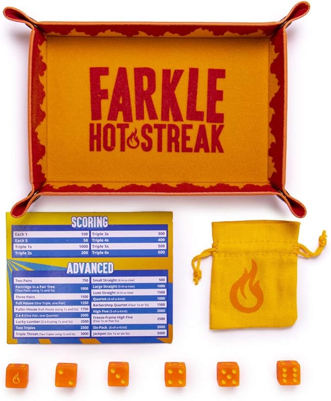 Farkle Hot Streak Dice Game Set - New Edition!