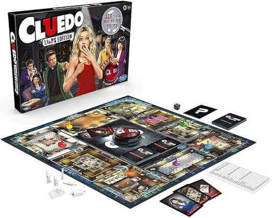 Hasbro Gaming Cluedo Liars Edition Board Game; Murder Mystery Game for Children from 8 Years Old; Expose Dishonest Detectives with The Liar Button