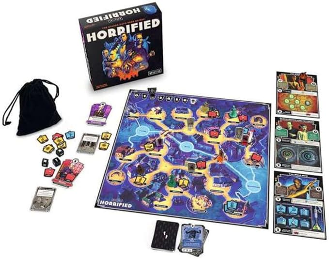 Ravensburger Horrified: Universal Monsters Immersive Strategy Board Game for Kids & Adults Age 10 Years Up - 1 to 5 Players