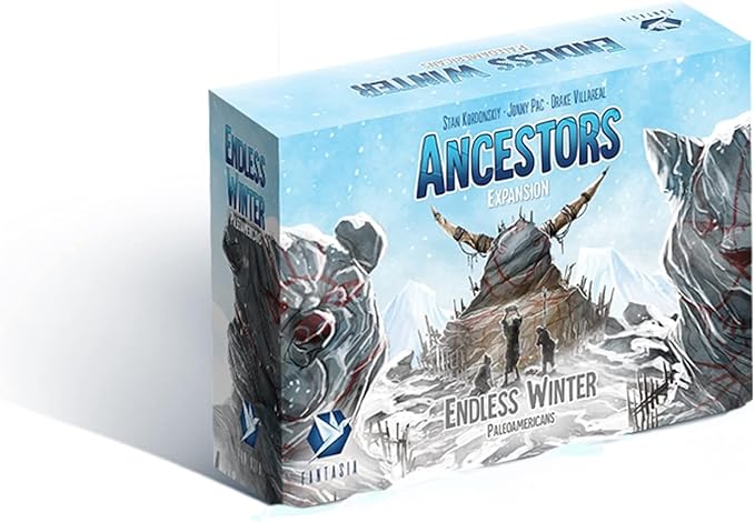Endless Winter Paleoamericans Ancestors Board Game Expansion | Prehistoric Strategy Game for Adults and Kids | Ages 12+ | 1-4 Players | Average Playtime 60-90 Minutes | Made by Fantasia Games