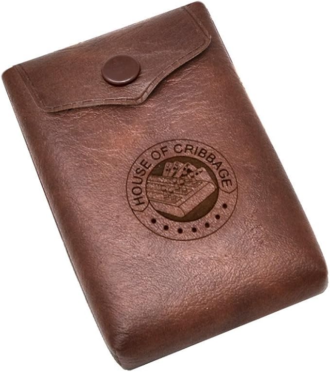 2 Track - Wooden Travel/Pocket Size Cribbage Board - 4 Inch - Inlaid in Maple Wood/Bloodwood with Storage Space for Cribbage Pegs - 60 Points - Non Continuous