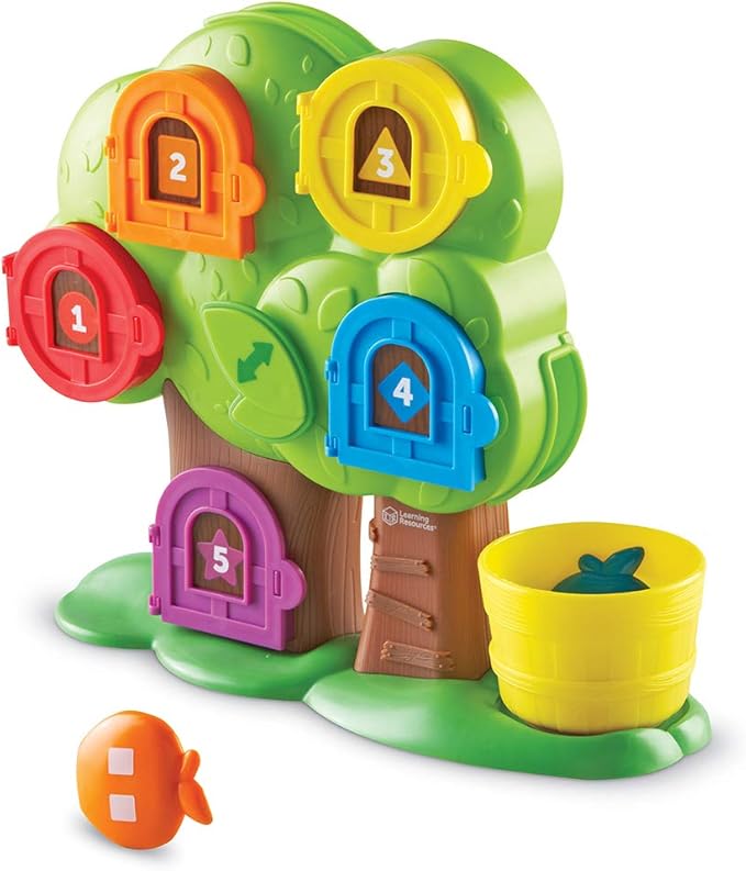 Learning Resources Hide & Seek Learning Treehouse, Letter Games, Toddler Learning Treehouse, Ages 18 mos+
