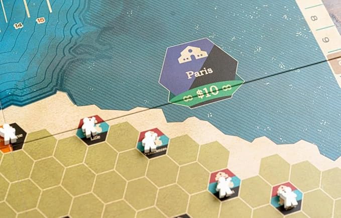 Ride The Rails: France & Germany, Expansion, Strategy Board Game, 3 to 5 Players, 45 to 60 Minute Play Time, Ages 14 and Up