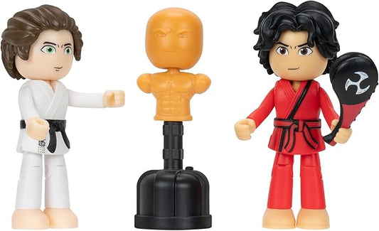 DevSeries Cobra Kai: Diaz vs Keene Game Pack Two 2.75-Inch Action Figures with Three Accessories and Exclusive Virtual Item Code