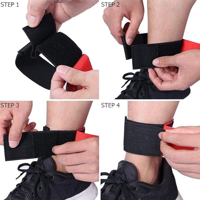 5 Legged Race Bands, Field Day Games for Adults and Kids Picnic Family Reunion Backyard Games Team Building Games, Giant Games for Yard, Lawn, Camping, Beach (Yellow)