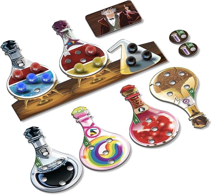 Horrible Games | Potion Explosion (3rd Edition) | Strategy Board Game | Now with a Plastic Marble Dispenser | 2 to 4 Players | 30+ Minutes | Ages 14+