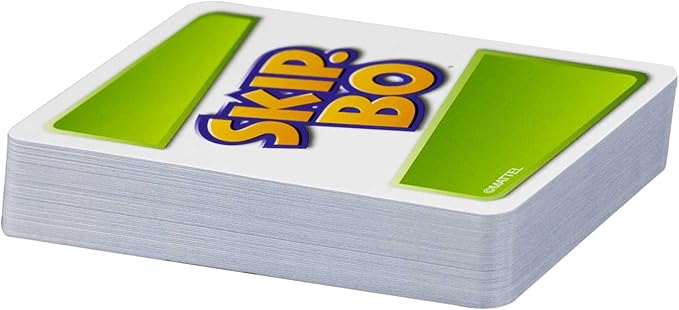 Mattel Games, Skip-BO Card Games for Ages +7, Card sequencying Family Game from UNO Creators, 52370, Display