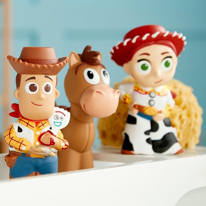 Disney Store Official Bath Set (Toy Story) - Kids Bath Accessories with Beloved Disney Characters - Colorful and Fun Bath Time Essentials for Kids - Suitable for All Ages