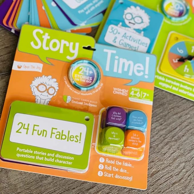 Open The Joy Stories to Go: Igniting Imagination, Fostering Empathy, and Building Resilience in Kids - A Portable Adventure for Ages 4+