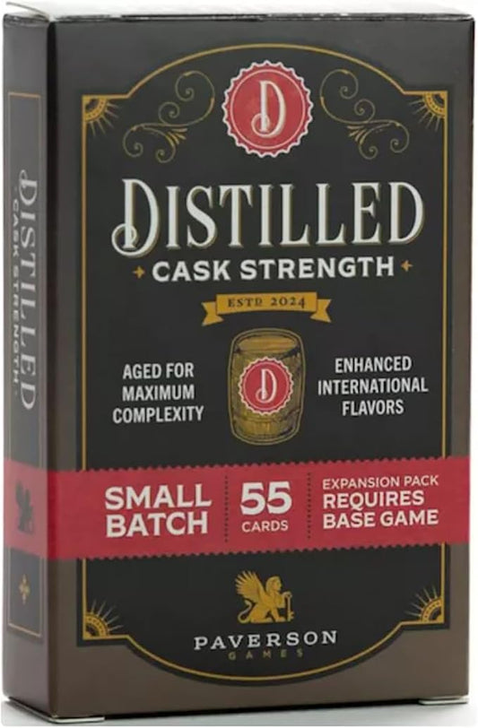 Distilled: Cask Strength - 55 Card Mini Expansion, Spiritied Strategy Board Game, New Upgrades & Flavors, Ages 14+, 1-5 Players