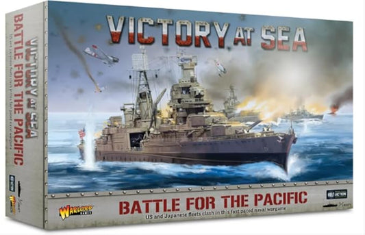 Warlord Victory at Sea Battle for The Pacific War Game - Role Playing Strategy Board Games for Adults, Table Top WWII Strategic Wargaming Kit - Tabletop Military History RPG with Terrain
