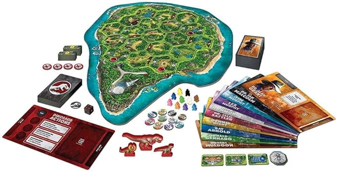 Ravensburger Jurassic Park Danger! Adventure Strategy Board Game for Adults and Kids Ages 10 Years Up - Family Games - 2 to 5 Players