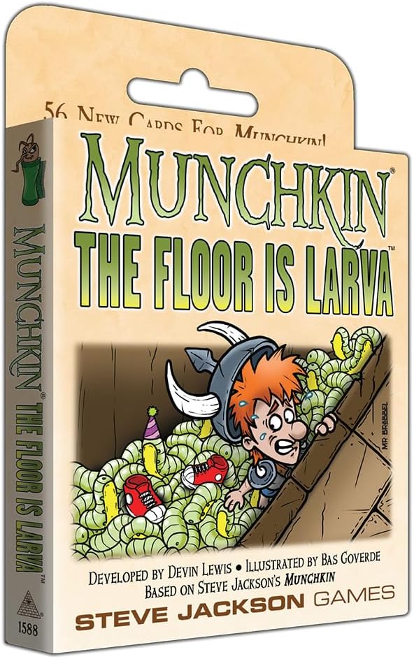 Steve Jackson Games Munchkin: The Floor is Larva, Strategy Card Game, for 3 to 6 Players and Ages 10+