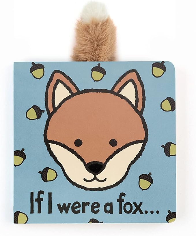 Jellycat If I were a Fox: A Touch and Feel Board Book Children's Book - Baby Gift