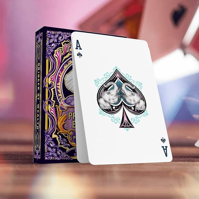 HAAKUN Prosperity Elephant Playing Cards Funny Animal Themed Card Board Games