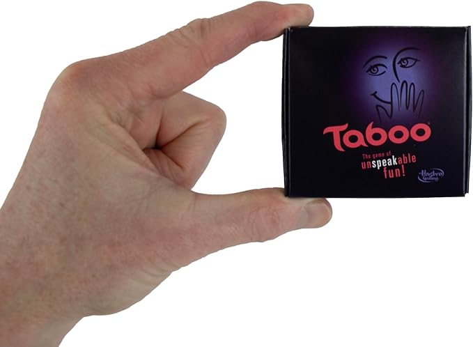 World's Smallest Taboo - Miniature Board Game for Kids, Teens and Adults, Fun and Hilarious Party Game - Fun for All Ages. Recommended for Ages 6 and up