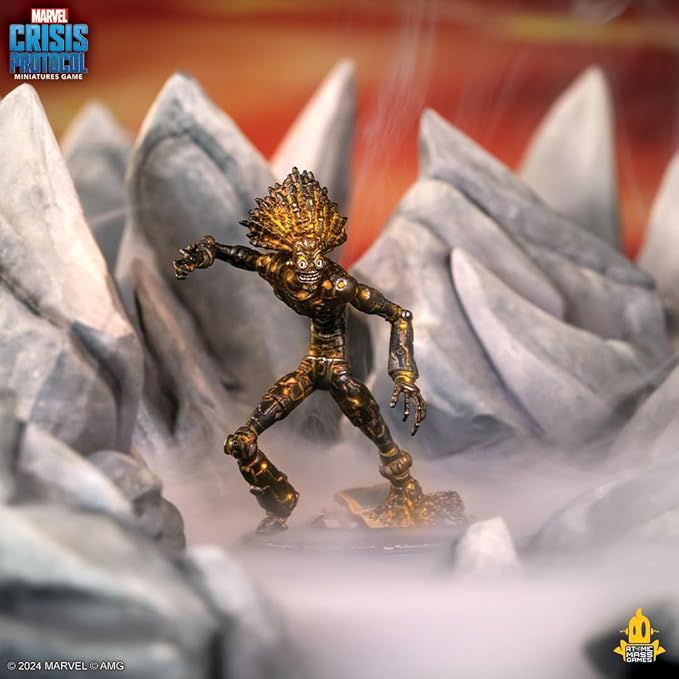 Marvel: Crisis Protocol Sunspot & Warlock Character Pack - Tabletop Superhero Game, Strategy Game for Kids & Adults, Ages 14+, 2 Players, 90 Min Playtime, Made