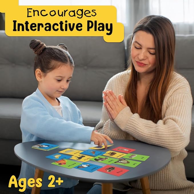 Briarpatch, First 100 Animals Matching Card Game, Based On Board Books by Roger Priddy, Preschool Learning for Kids