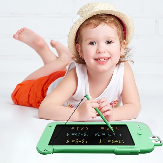 Jasonwell LCD Drawing Writing Tablet - Drawing Pad Doodle Board for Kids Toddlers Drawing Toy Educational Learning Toys Christmas Birthday Gift 2 3 4 5 6 7 8 Year Old Girls Boys (Green Dinosaur)