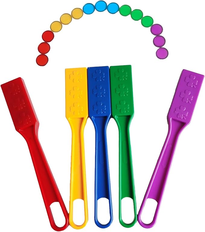 SEETOOOGAMES 300 Pieces Magnetic Bingo Chips Only- Mixed