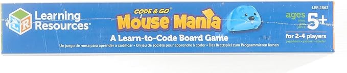 Learning Resources Code & Go Robot Mouse Board Game, STEM, Early Coding Game, Ages 5+