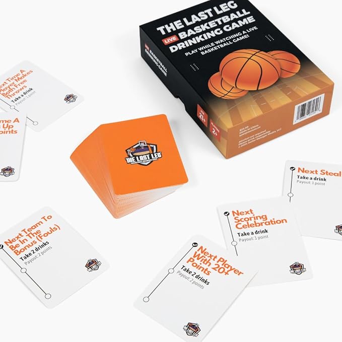 Beer Pressure The Last Leg - Live Basketball Drinking Game. Perfect for Game Days, Tailgates, Parties, and Pre Games.