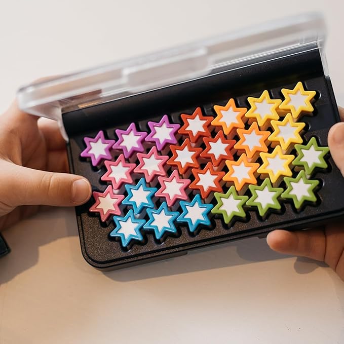 SmartGames IQ Stars Travel Game with 120 Challenges for Ages 6 to Adult