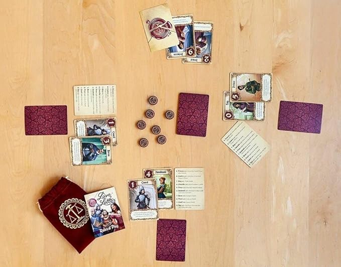 Love Letter Card Game - Renaissance Strategy Deduction Game for Ages 10+, 2-6 Players, 20 Min Playtime by Z-Man Games