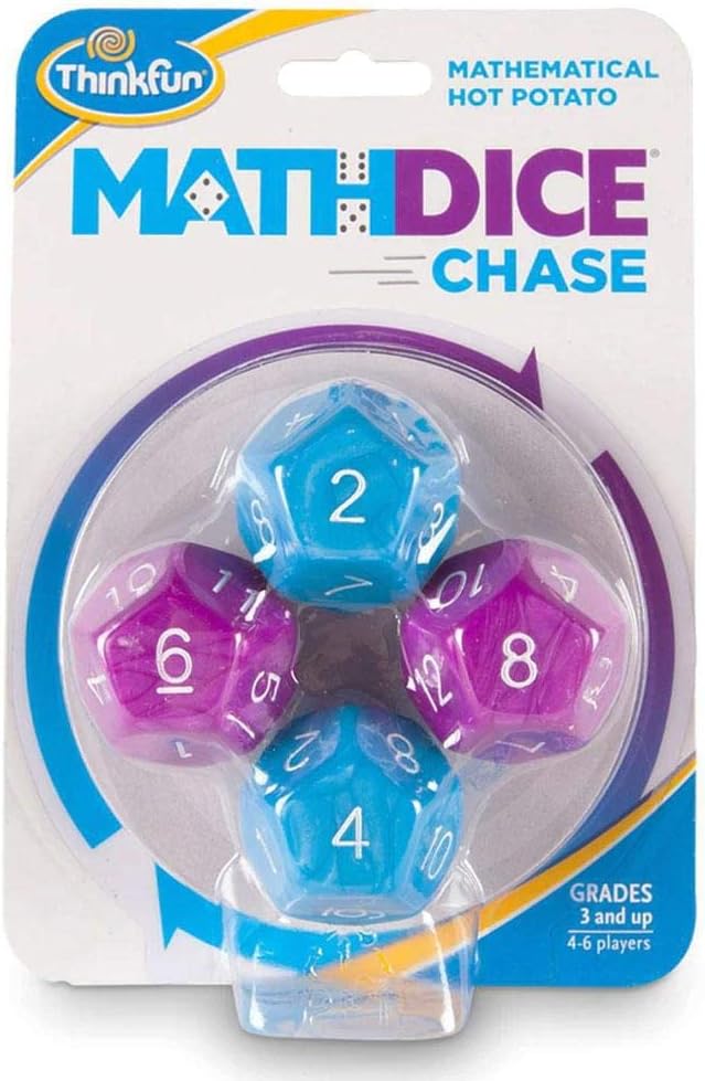 ThinkFun Math Dice Chase - The Fun Game of Mathematical Hot Potato, Invented by a Math Teacher