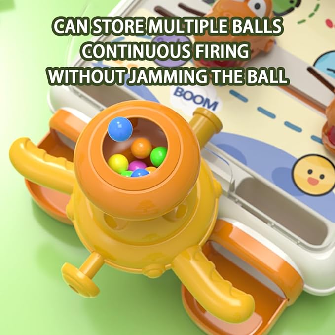 Interactive Board Game Machine for Gift Toys for Girls and Boys Toys for 3 4 5 6 Year Old Boy,Toddler,15 Challenge Levels, Baby Toy for Early Learning(Orange)