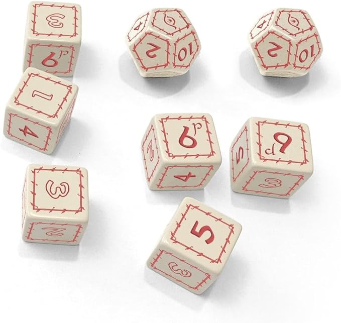 Impressions The One Ring RPG Dice Set, White