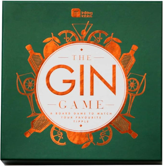 Talking Tables Gin Themed Trivia Board Game, Games Night, Adults, After Dinner Party,General Knowledge, G&T, Gin Lover,