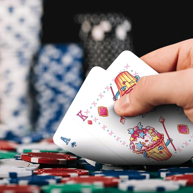 Adorable Sweet Treats Playing Cards Cute Food for Adults Friends Family Games