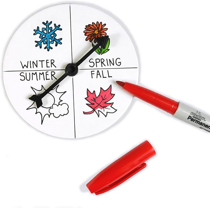 12 Board Game Arrow Spinners, Family Games Accessories - Blank DIY Gaming Spinners, Create Your Own - Replacement Pieces