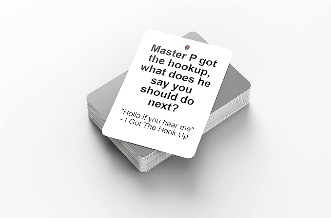 Black Owned Lyric Genius 90s & 2000s Hip Hop Trivia – A Must-Have Card Game for Adults and Families, Packed with Rap and Music History Fun