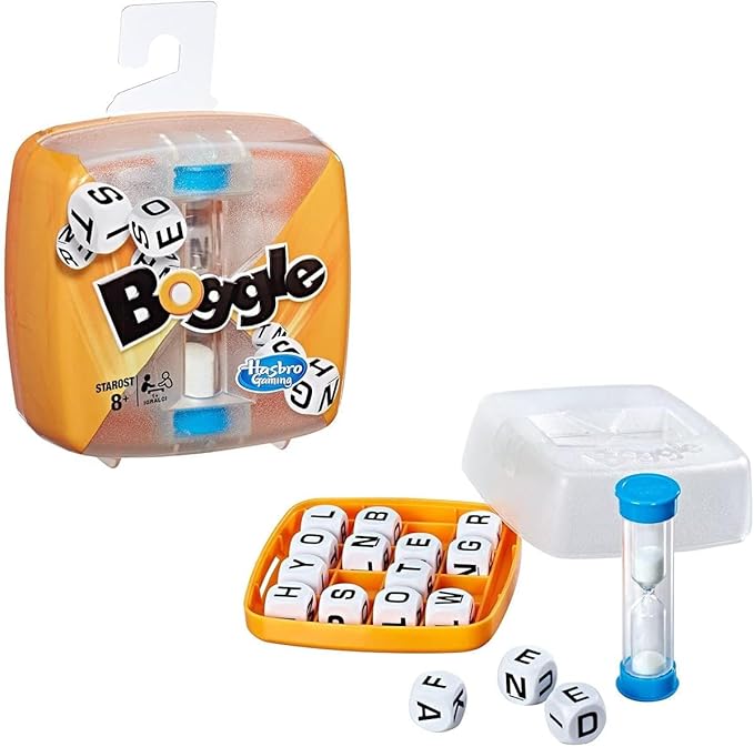 Mr Dice Boggle Game Bundle With Drawstring Bag - Classic Boggle for Adults