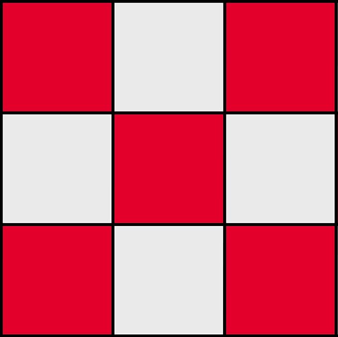 WE Games Mousepad Chess Board 20 in. Red Color with Classic Design – Premium Tournament Chess Mat, Perfect Travel Chess Board for Adults