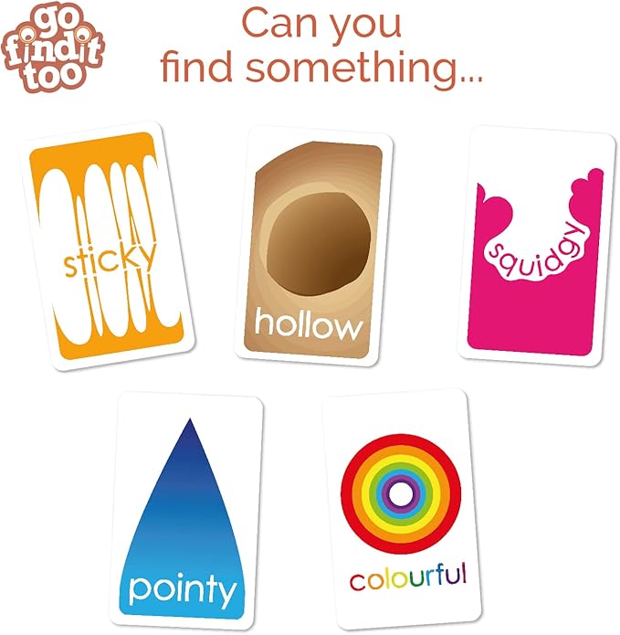 gofindit ofindit -The Original Outdoor Nature Scavenger Hunt Card Game for Kids Toddler and Family. Ages 3 4 5 6 Travel Pocket Game Road Trip Too