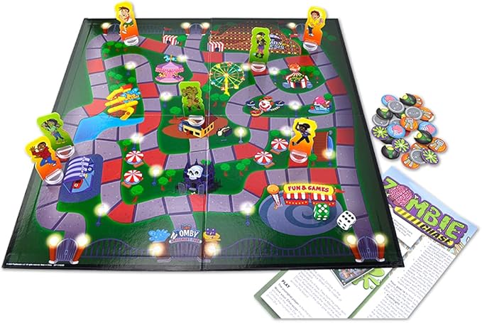 Zombie Chase — Exciting Intro Strategy Game — Win 2 Ways — Win as a Human or a Zombie — for Ages 7+