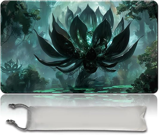 MTG Playmat 23.6x13.8 Inch Board Game Card Game Trading Card Game Mat Mouse Pad TCG Game Mat Stitched Edge Smooth Surface Rubber Base for Board Games,Card Showdown. (Mt142)