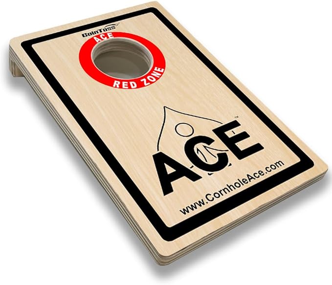 CoinToss Boards - ACE Red Zone - The Game Where Quarters Meets Cornhole