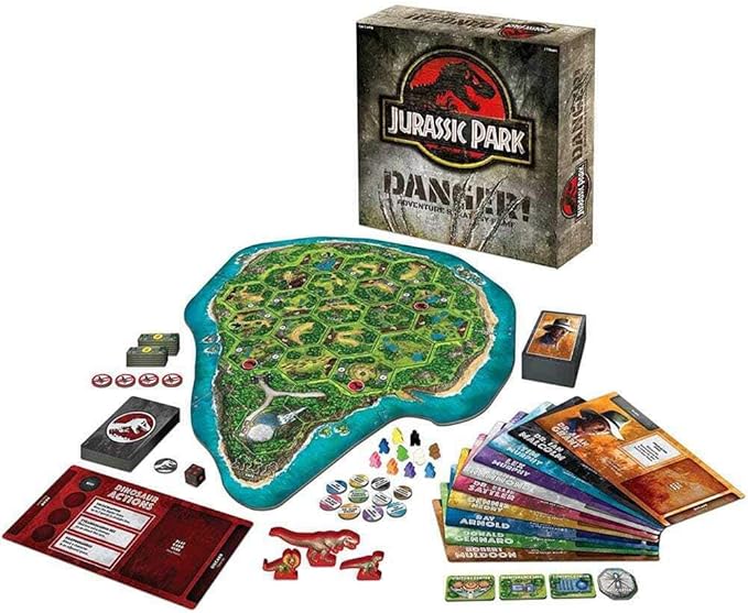 Ravensburger Jurassic Park Danger! Adventure Strategy Board Game for Adults and Kids Ages 10 Years Up - Family Games - 2 to 5 Players