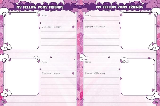 Renegade Game Studios My Little Pony Roleplaying Game Expanded Character Sheet Journal